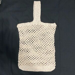Cotton Crochet Market Bag                Handmade New Without Tag